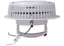 Load image into Gallery viewer, Maxxair 00-03810W - MaxxFan Dome Plus Roof Vent with LEDs 12V fan 6&quot; Diameter Manual Lift White - Young Farts RV Parts