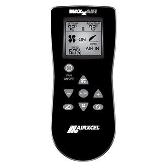 Maxxair MaxxFan with White Lid and Manual Opening Keypad Control | 00-05100K | - Young Farts RV Parts