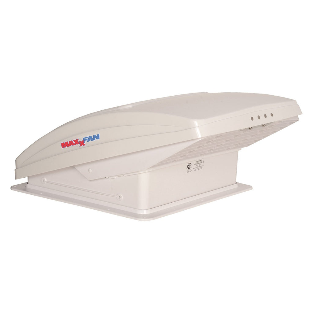 Maxxair MaxxFan with White Lid and Manual Opening Keypad Control | 00-05100K | - Young Farts RV Parts
