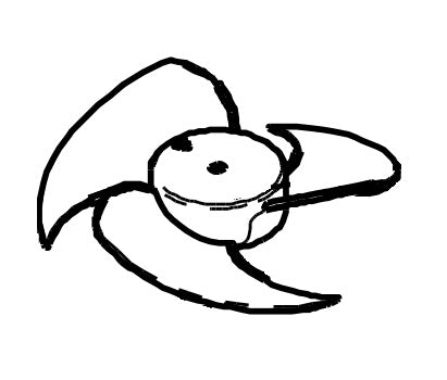 maxxair vent 1472D5041 *SPECIAL ORDER* FAN BLADE PKG. - Young Farts RV Parts