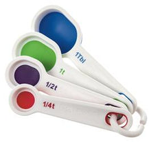 Load image into Gallery viewer, Measuring Spoon Progressive International BA-555 Prepworks ®, Used For Scooping And Leveling Dry Ingredients, Oval, Flexible Spoons, Set Of 4 Measuring Spoon With 1/4 tsp. (1.25 ml)/ 1/2 tsp. (2.5 ml)/ 1 tsp. (5 ml)/ 1 Tbsp. (15 ml) Measuring Capacity, Di - Young Farts RV Parts