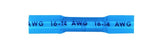 Merithian 16105 - 16-14 Gauge Wire, Heat Shrink Butt SPlices, Blue (x100)