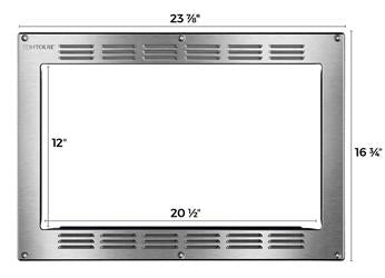 Microwave Oven Trim Kit Contoure (N6R) TK-200S - Young Farts RV Parts