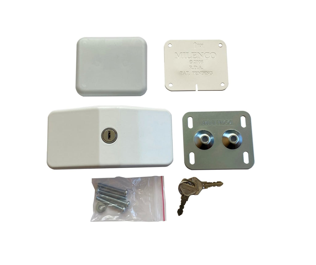 Milenco 2042 - Door Lock - Single with 2 keys - Young Farts RV Parts