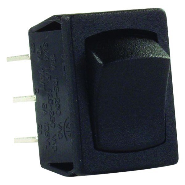 Mini-12V Double Switch Black - Young Farts RV Parts
