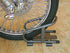 Motorcycle Wheel Chock Rack-Em RA-17 Use To Hold Bikes Upright For Towing Purpose/ Space Saving For Storage; Black/ Gray; Steel - Young Farts RV Parts