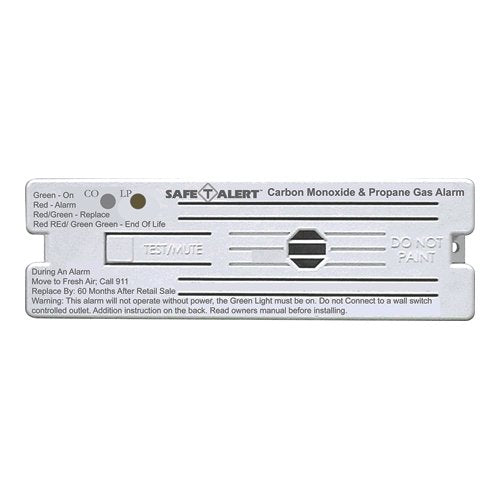 MTI Industries 35-741-WT - Propane and Carbon Monoxide Gas Leak Detector - White - Young Farts RV Parts