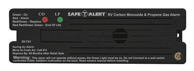 MTI Industry 35-741-WT Carbon Monoxide/ Propane Leak Detector - Young Farts RV Parts