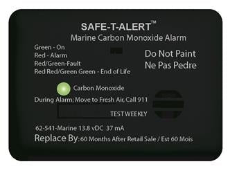 MTI Industry 62-541-BL-MARINE Carbon Monoxide Detector - Young Farts RV Parts