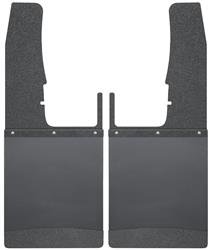 Buy Mud Flap Husky Liner 17103 KickBack Direct Fit 12 Wide Set Of 2 Flat Without Logo Black TPO Thermoplastic Olefin Top And Middle With Mounting Hardware Online Young Farts RV Parts