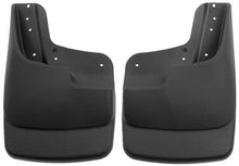 Load image into Gallery viewer, Mud Flap Husky Liner 56511 Custom Mud Guards ™, Direct-Fit, Set of 2, Contoured, Without Logo, Black, Thermoplastic - Young Farts RV Parts