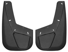 Load image into Gallery viewer, Mud Flap Husky Liner 56731 Custom Mud Guards ™, Direct-Fit, Set of 2, Contoured, Without Logo, Black, Thermoplastic - Young Farts RV Parts