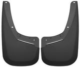 Mud Flap Husky Liner 56791 Custom Mud Guards ™, Direct-Fit, Set of 2, Contoured, Without Logo, Black, Thermoplastic