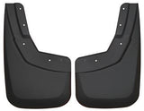 Mud Flap Husky Liner 56881 Custom Mud Guards ™, Direct-Fit, Set of 2, Contoured, Without Logo, Black, Thermoplastic