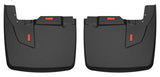 Mud Flap Husky Liner 59071 Custom Mud Guards ™, Direct Fit, Set Of 2, Contoured, Without Logo, Black, Thermoplastic