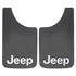 Mud Flap Plasticolor 000542R01 Easy-Fit Series, Universal 11" x 19", Set Of 2, Flat, Jeep Logo, Black, Fiberglass Reinforced - Young Farts RV Parts