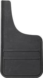 Mud Flap Plasticolor 001845R01 Heavy Duty, Universal Front 12" x 23", Set Of 2, Flat, Without Logo, Black, Fiberglass Reinforced - Young Farts RV Parts