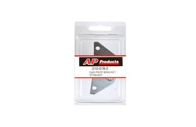 Multi Purpose Lift Support Bracket AP Products 010-078-2 Used For Mounting Gas Lift Supports; Flat Shaped; Straight; 10 Millimeter Ball Stud; 3 Holes - Young Farts RV Parts