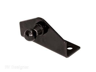 Multi Purpose Lift Support Bracket RV Designer G825 Used For Mounting Gas Lift Supports; L Shaped; Angled; 3/4" - Young Farts RV Parts