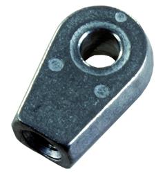 Multi Purpose Lift Support End Fitting JR Products EF-PS122 Use With JR Products Door Hinge Lift Support GSNI Series; Eyelet End Fitting; M6 x 0.388" Thread Size; 0.328" Through Hole Diameter - Young Farts RV Parts