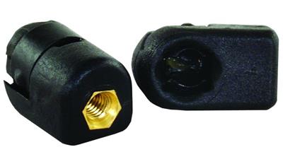 Multi Purpose Lift Support End Fitting JR Products EF-PS30 Use For JR Products Door Hinge Lift Support GSNI Series; Fits 10 Millimeter Ball Stud; M6 Thread; With Steel Spring - Young Farts RV Parts