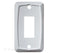 Multi Purpose Switch Faceplate RV Designer S381 Use With RV Designer Multi Purpose Switch; Single Switch Opening; 0.550" x 1.125" Cutout Size; White - Young Farts RV Parts