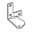 Norcold 624785 Black Cabinet Hinge (Top RH, Bottom LH) for N1095/DE0061/EV0061 RV Refrigerators - Young Farts RV Parts