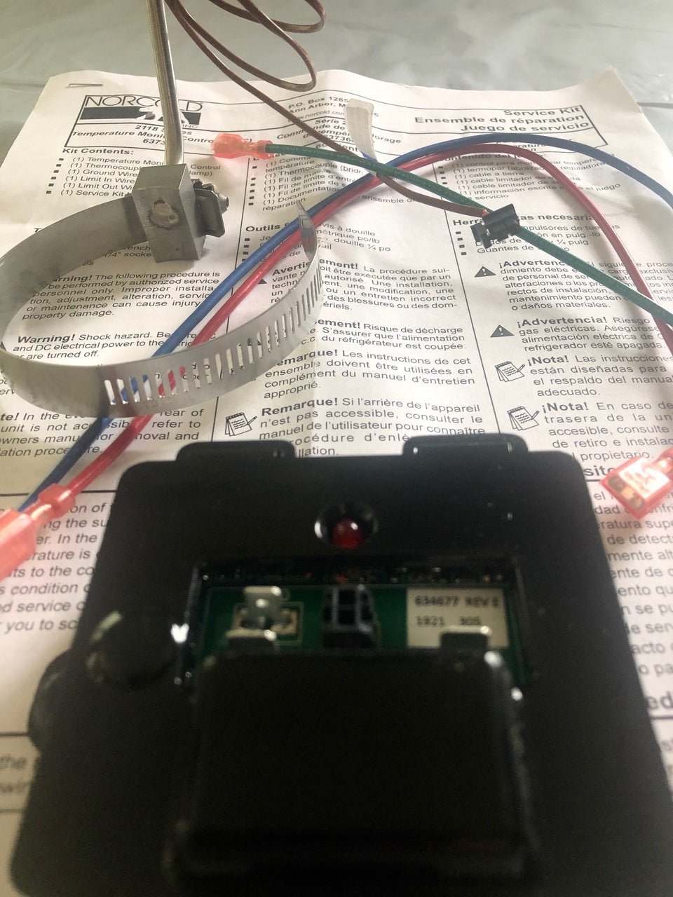 Norcold 634737 Temperature Monitor Control - 1200, 1210, & 2118 models - Young Farts RV Parts