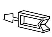 norcold 645109400 *SPECIAL ORDER* HOLDER (SHELF/REAR) - Young Farts RV Parts