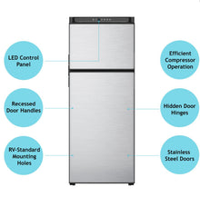Load image into Gallery viewer, Norcold N10DCBKR DC Refrigerator 10 Cu Ft. - (Reversible) Right Hand Hinge - Young Farts RV Parts