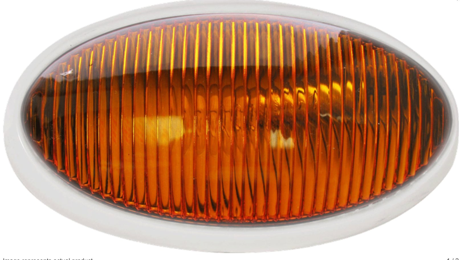 Optronics RVPL5AP 1 Porch Light Without Switch, Amber - Young Farts RV Parts