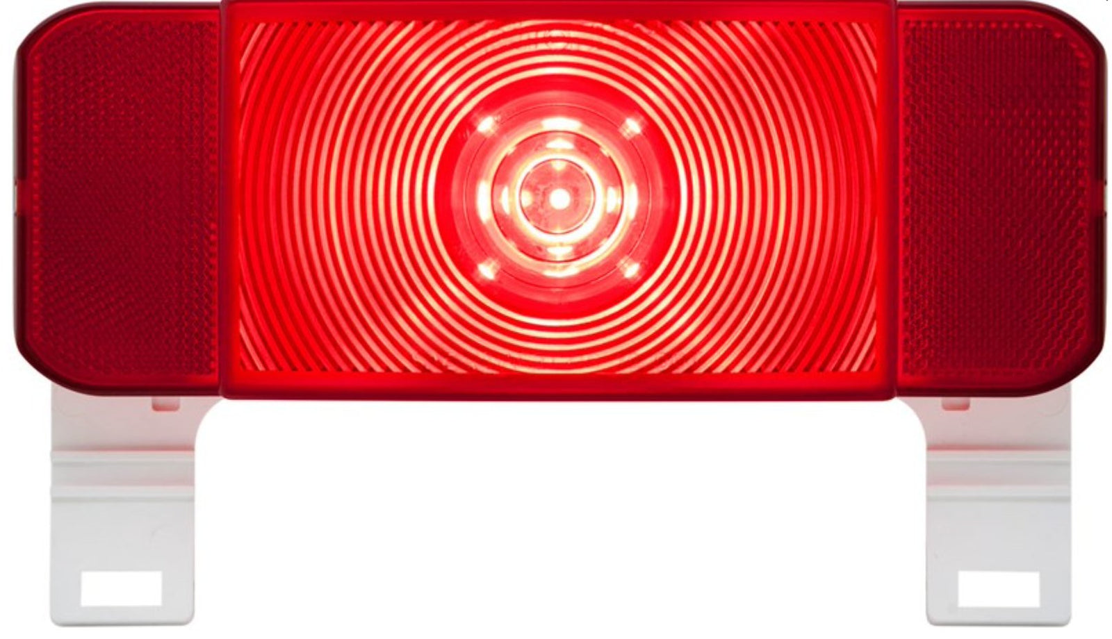 Optronics RVSTLB61FS LED Stop/Turn/Tail Trailer Light, Black Base, Red - Young Farts RV Parts