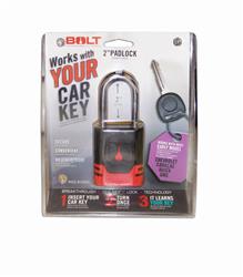 Padlock BOLT Locks/ Strattec Security 7018517 Key Type - Uses Automotive Key, 5/16