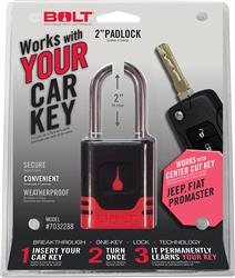 Padlock BOLT Locks/ Strattec Security 7032288 Key Type - Uses Automotive Key, 5/16