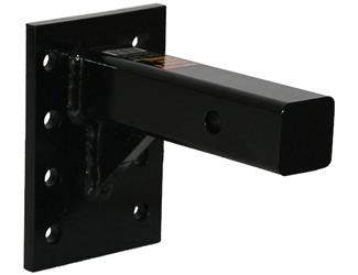 Pintle Hook Mounting Plate Buyers Products PM87 2" Hitch Receiver Mount, 14000 Pound Towing Capacity, 4 Sets Of Holes, 3.38" Between Holes, 9" Shank Length - Young Farts RV Parts