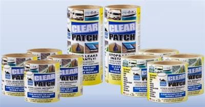 Plan-O-Gram CoFair Product QRCP-POG Quick Roof ™, Roof Repair Kit - Young Farts RV Parts