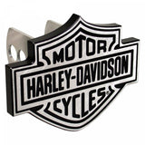 Plasticolor 002238 - Chrome Hitch Cover with Black Harley-Davidson Logo for 2