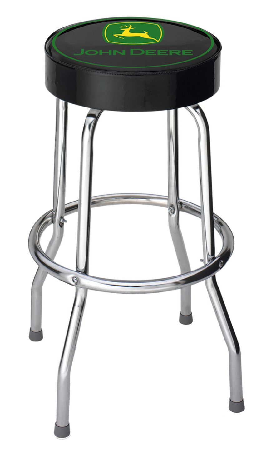 Plasticolor 004746R01 John Deere Logo Garage Stool, Non-Swivel - Young Farts RV Parts