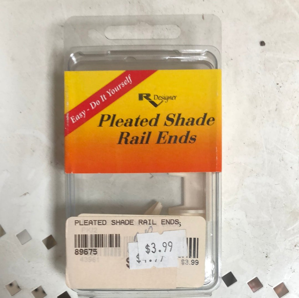 Pleated shade rail ends - Young Farts RV Parts