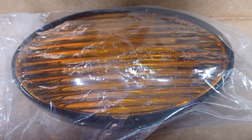 Porch Light Amber with no Switch, Black 341306 - Young Farts RV Parts