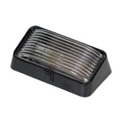 Porch Light Arcon 51308 Black Base With Clear Lens, 12 Volt, 5-3/4" x 3-1/2", With Switch - Young Farts RV Parts