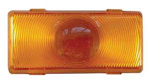 Porch Light Lens Creative Products 89-100A Command ®; Replacement For Command Classic 12 Volt Incandescent Porch Lights 007-50SAC; Amber; Single - Young Farts RV Parts