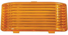Load image into Gallery viewer, Porch Light Lens Valterra DG71261VP Diamond Group; Replacement Lens For Diamond Group DG71253VP/ DG71254VP/ DG71255VP/ DG71256VP Standard Porch Light; Rectangle; Amber; Acrylic; Snap-On - Young Farts RV Parts