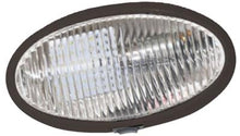 Load image into Gallery viewer, Porch Light Valterra DG72408VP Diamond Group, LED Bulb, 215 Lumen/ 5500K Bright White, 12 Volt DC, 6&quot; Length x 2&quot; Width x 3/5&quot; Thick Oval, Clear Lens, Black Case, Single - Young Farts RV Parts