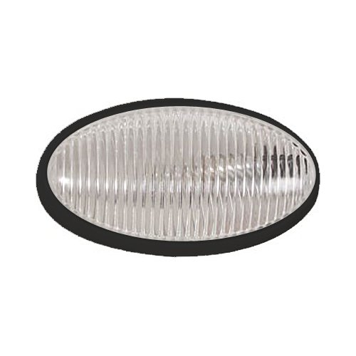Porch Lite Clear Black Base - Young Farts RV Parts