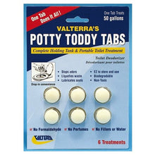 Load image into Gallery viewer, POTTY TODDY TABS 6/cd #Q5 - Young Farts RV Parts