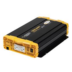 Power Inverter Go Power 79950 1500 Watts Output/ 3000 Watts Surge; 88 To 91 Percent Efficiency; 2 Ground Fault Circuit Interrupter (GFCI) Outlets; Remote On/ Off Capable; Thermostatically Controlled Fan; With Overload/ Short Circuit/ Reverse Polarity (Fus - Young Farts RV Parts