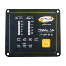 Load image into Gallery viewer, Power Inverter Remote Control Go Power 79999 For Switching On And Off Of Any GP-ISW Inverter From A Remote Location; LED Display; Displays Battery Voltage And Power Output/ Over-Voltage/ Under-Voltage/ Overload Protection/ Over-Temperature Protection/ Inv - Young Farts RV Parts