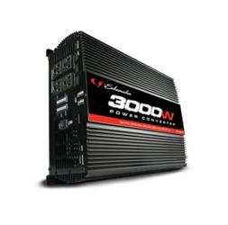 Power Inverter Schumacher PC-3000 Inverts 12.8-13.2 Volt DC To 110-125 Volt AC; 3000 Watt Continuous Output/ 6000 Watt Peak Output; 90 Percent Efficiency; With 4 AC Outlets; Without Volt/ Watt Meter; Remote On/Off Capable; With Thermal Protection; 7-3/4