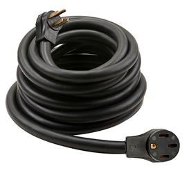 Power Supply Cord FLEX50A, 4 Pong Male And Female End, 50 Amp, 15' - Young Farts RV Parts
